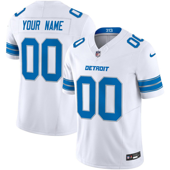 Custom Detroit Lions Vapor F.U.S.E. Limited Jersey